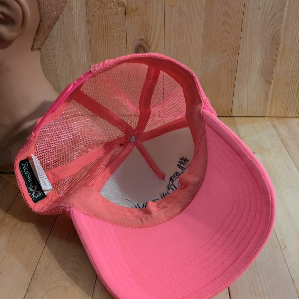 Explosion Let's Play Pink and White Woman Cap - Picture 5 of 6